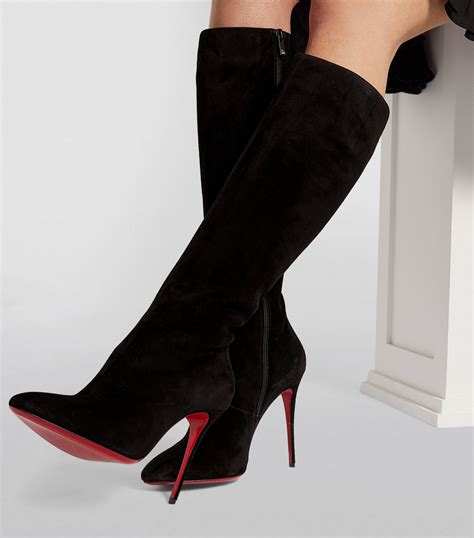 christian louboutin boots suede.